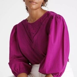 Farm Rio Anthropologie Kelsey blouse 1x